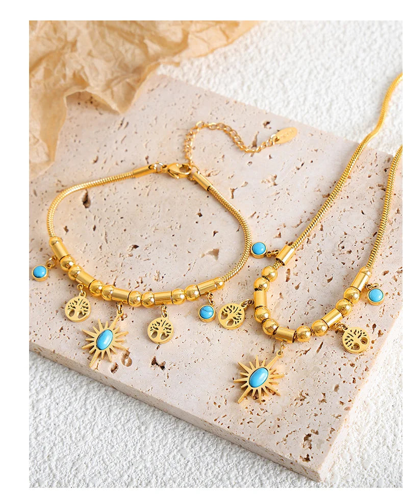 ✨ Conjunto Dourado Luxo para Noivas – A Joia Que Celebra a Alma do Amor
