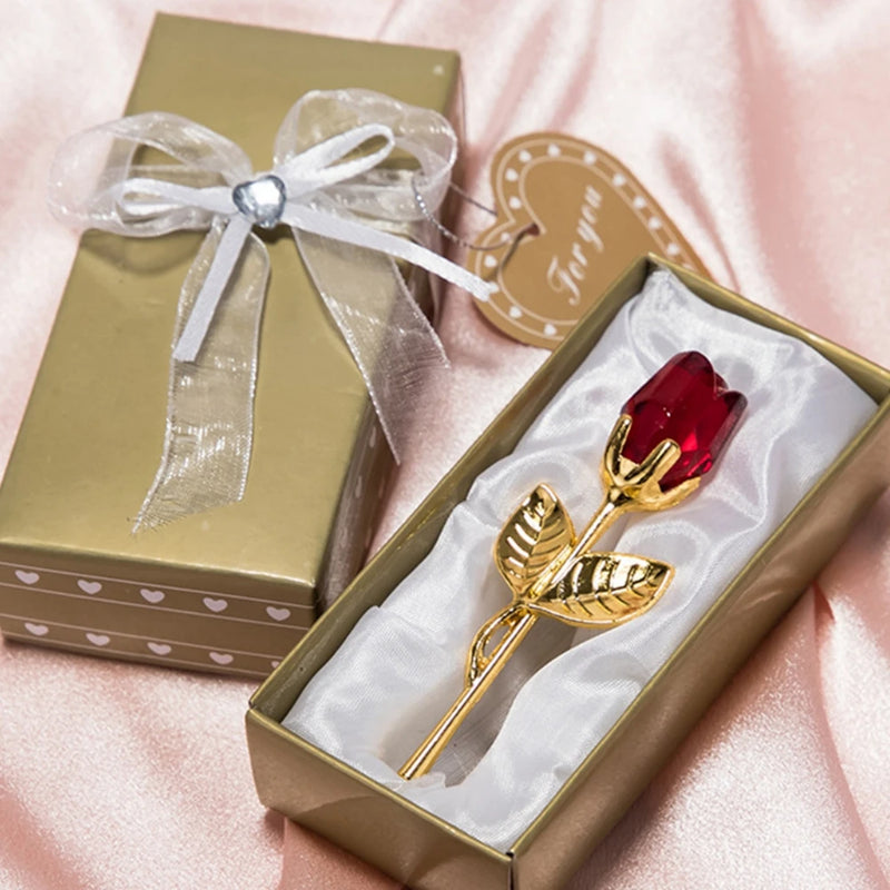 💫 Decoração de Mesa com Rosas de Cristal Douradas – Onde o Amor Encontra o Eterno