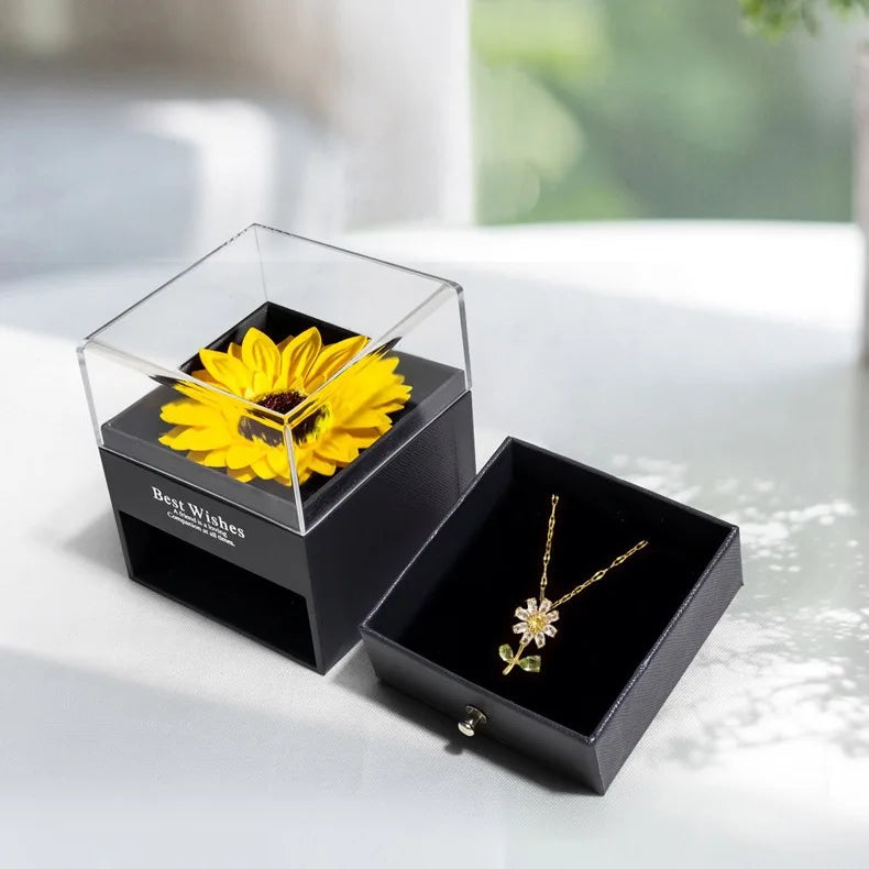 🌻 Caixa de Presente de Girassol — Um Presente Que Ilumina a Alma