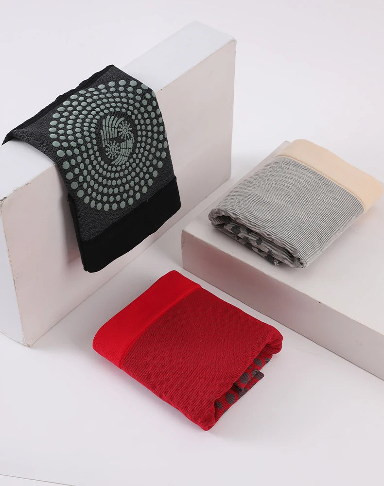 🔥Calcinha Flarixa Seamless Cintura Alta com Controle de Abdômen e Terapia Magnética para o Útero