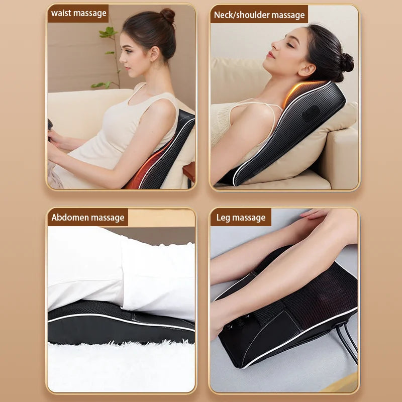 Massageador Shiatsu Elétrico com Aquecimento