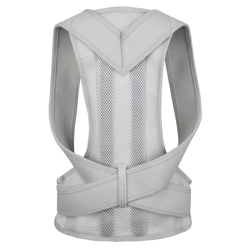 Corretor de Postura Masculino/Feminino Ajustável – Corset Costas, Cinta Lombar, Suporte Reto, Respirável (P-XXXL)