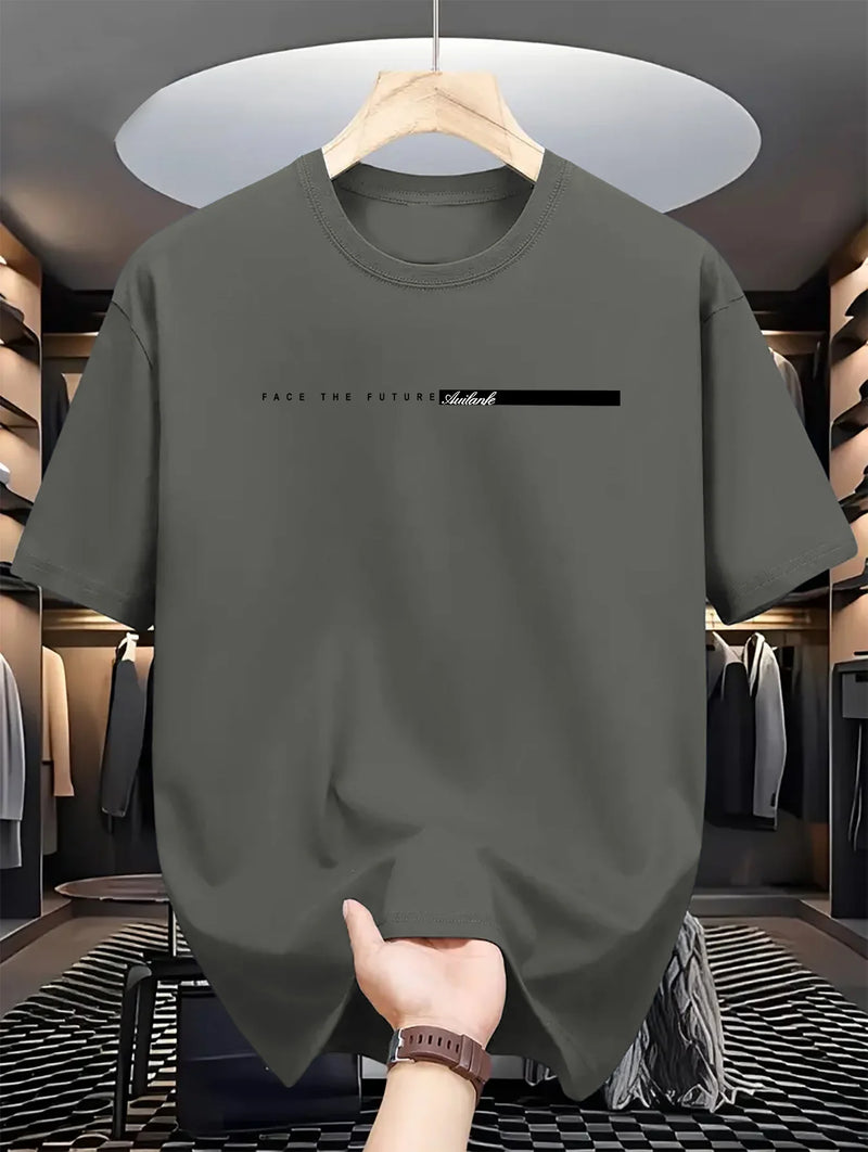 Camiseta masculina de verão 100% algodão - 🏙️ Estilo High Street Unissex: Para Quem Não Se Encaixa, Se Destaca