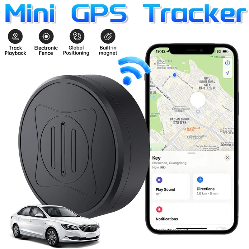 Rastreador GPS Magnético Forte – Segurança Total na Palma da Sua Mão