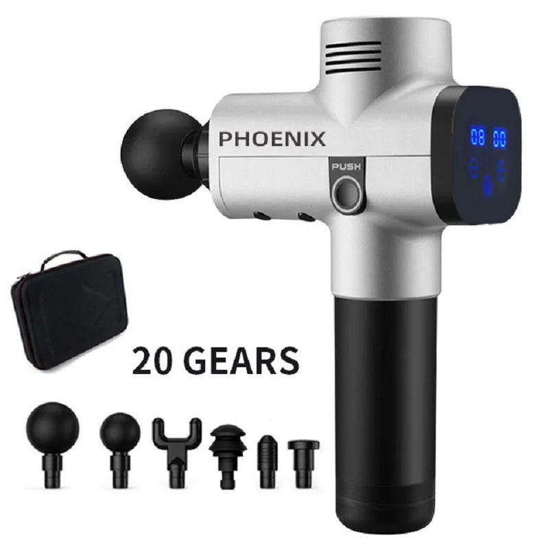 Pistola de Massagem Profissional Phoenix A2 🔥 Muito Mais Que Um Massageador. É o Despertar e Aliviador do Seu Corpo e da Sua Alma.