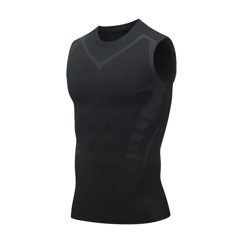Camiseta de compressão masculina para academia — Mais que uma camiseta. Um chamado à sua melhor versão.