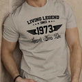 🔥 Camiseta Masculina "SINCE 1973" – Muito Além do Algodão. Um Manifesto de Liberdade.