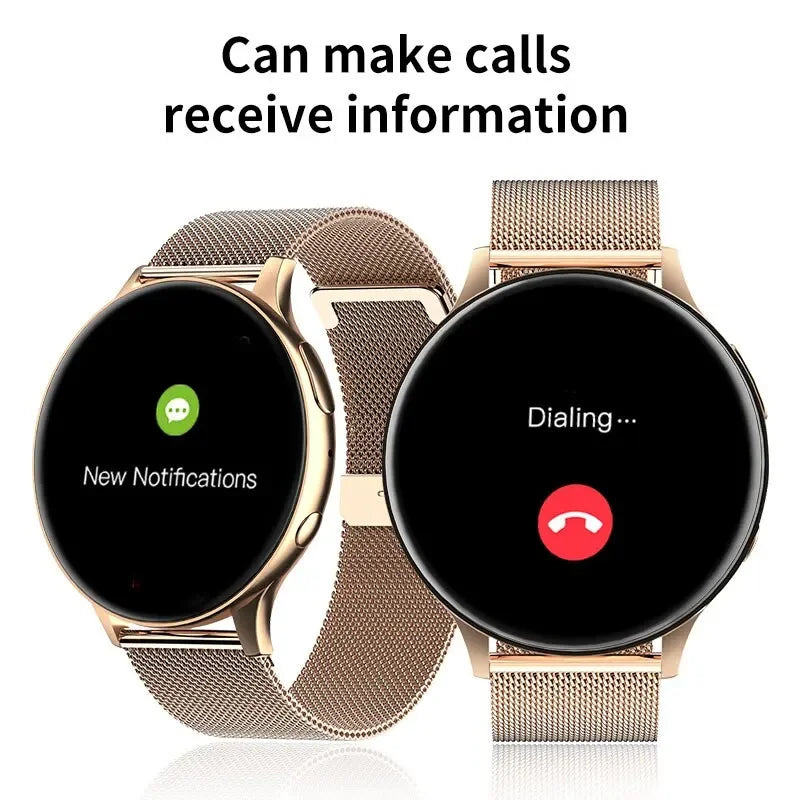 Novo Relógio Inteligente Feminino com Chamada Bluetooth - Ouve seu corpo, entende sua rotina, protege sua saúde e ainda te mantém conectada ao mundo