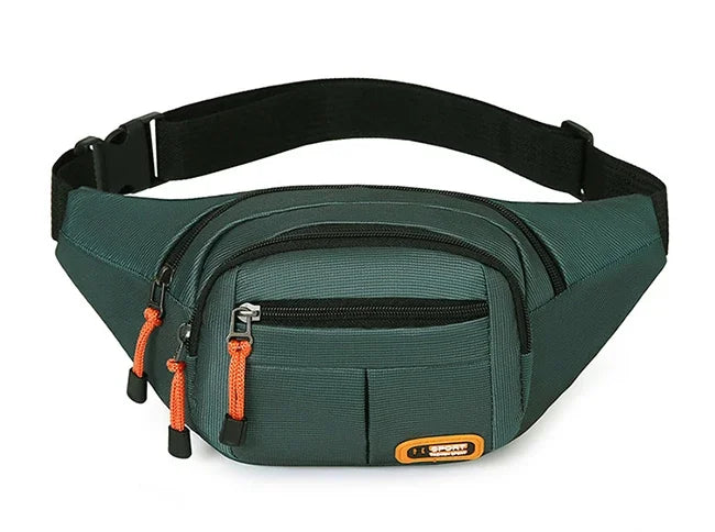 Bolsa de Cintura Oxford Impermeável Unissex – A Escolha Inteligente Para Quem Precisa de Praticidade, Segurança e Estilo em Qualquer Situação!
