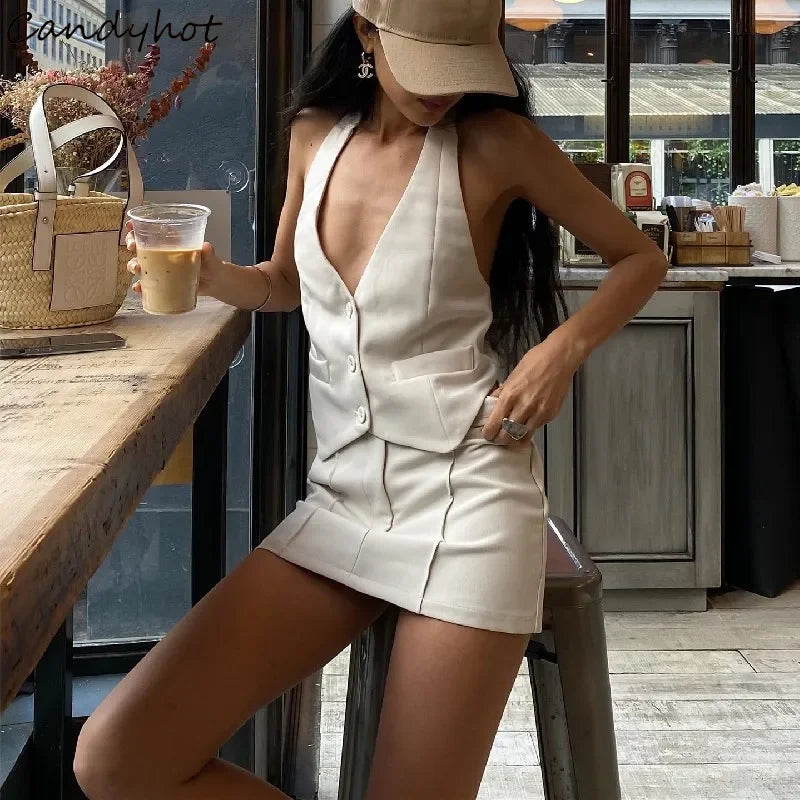 Candyhot Fashion Casual Conjunto de 2 Peças