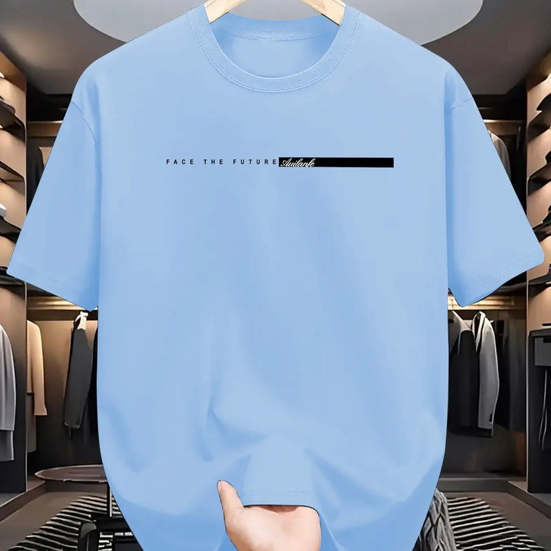 Camiseta masculina de verão 100% algodão - 🏙️ Estilo High Street Unissex: Para Quem Não Se Encaixa, Se Destaca
