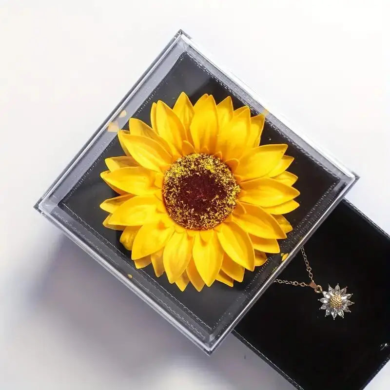 🌻 Caixa de Presente de Girassol — Um Presente Que Ilumina a Alma