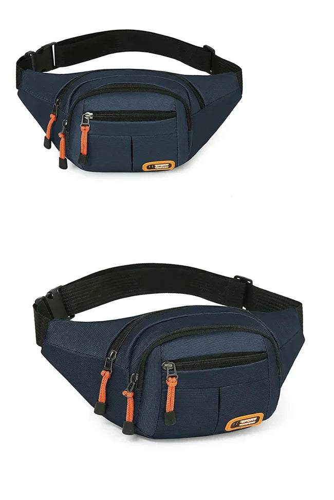 Bolsa de Cintura Oxford Impermeável Unissex – A Escolha Inteligente Para Quem Precisa de Praticidade, Segurança e Estilo em Qualquer Situação!