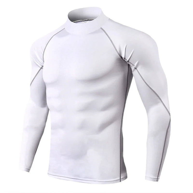 🔥 Camiseta Esportiva Masculina de Compressão – Onde Corpo, Alma e Superação se Encontram