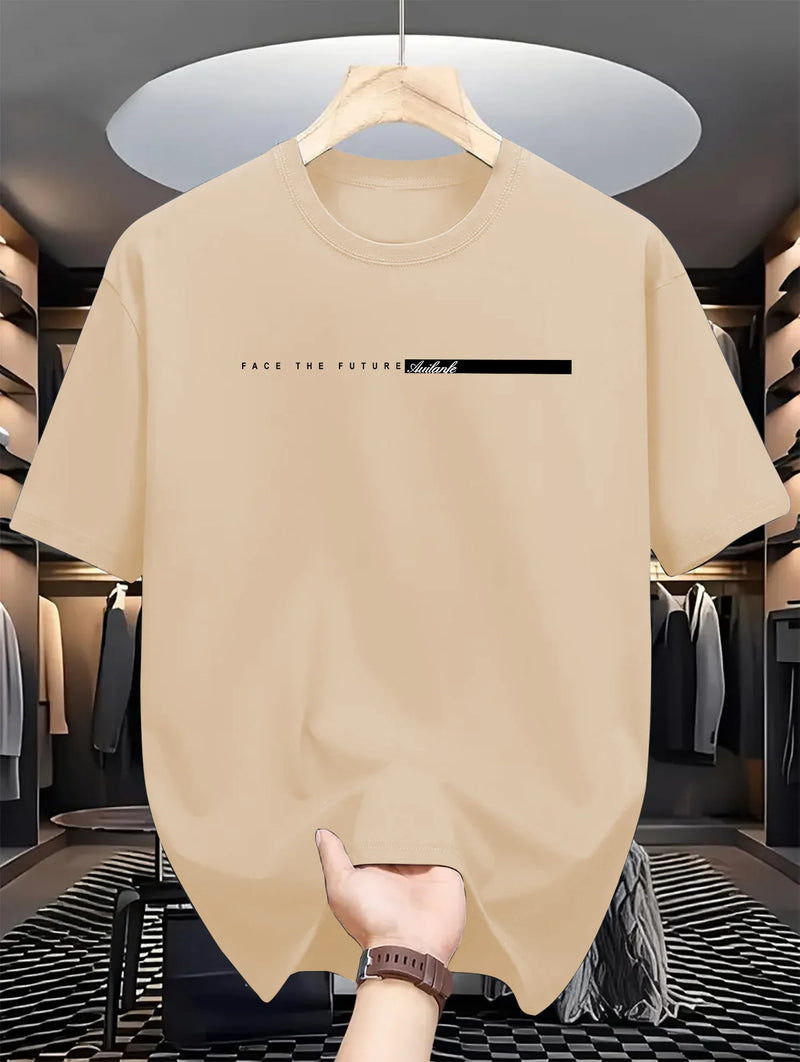 Camiseta masculina de verão 100% algodão - 🏙️ Estilo High Street Unissex: Para Quem Não Se Encaixa, Se Destaca