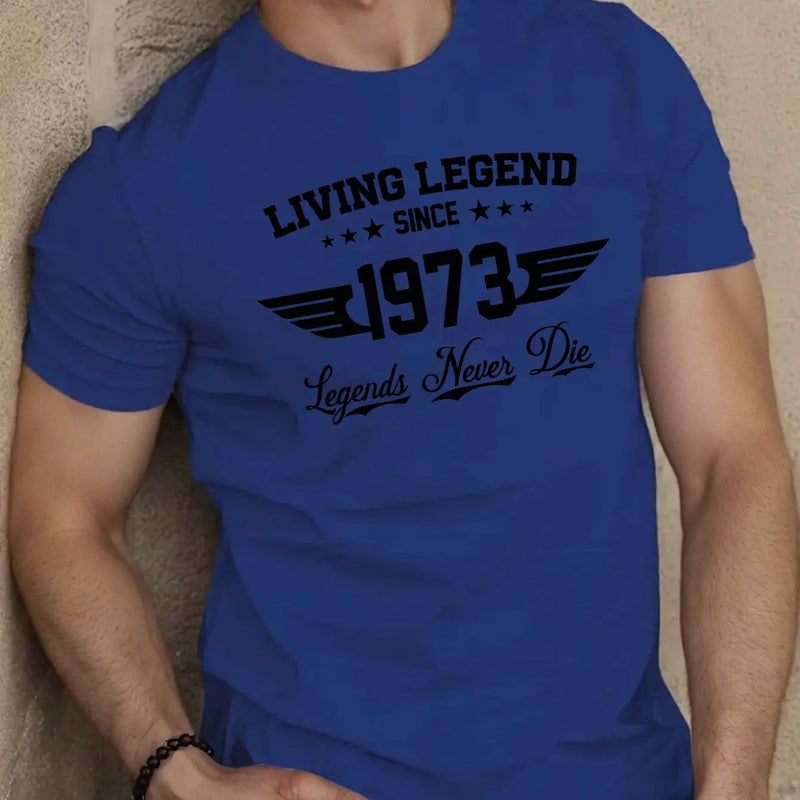 🔥 Camiseta Masculina "SINCE 1973" – Muito Além do Algodão. Um Manifesto de Liberdade.
