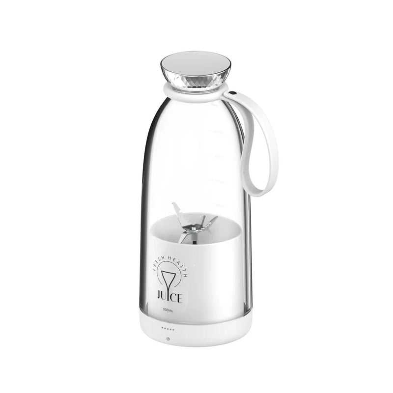 Garrafa-Liquidificador de Frutas Sem Fio Portátil 500ml | 2400mAh USB Recarregável