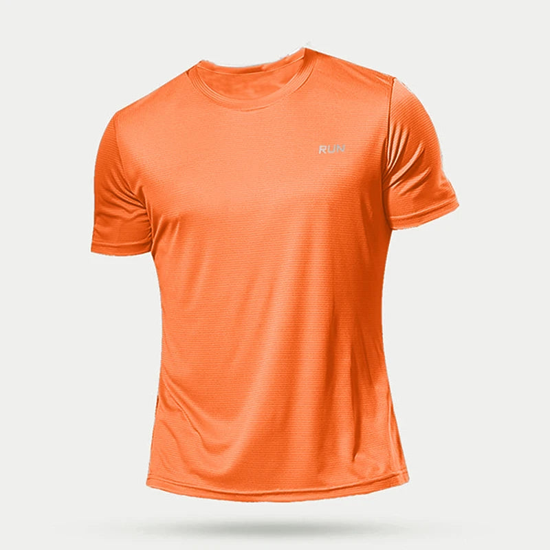 Camiseta Esportiva Masculina (corrida, futebol, compressão, secagem rápida, academia)