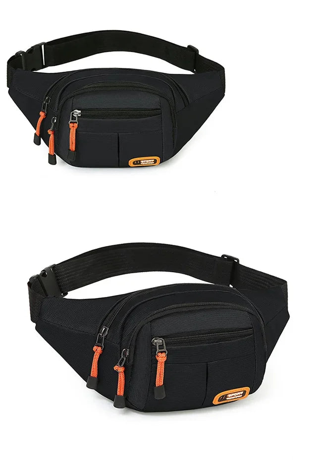 Bolsa de Cintura Oxford Impermeável Unissex – A Escolha Inteligente Para Quem Precisa de Praticidade, Segurança e Estilo em Qualquer Situação!