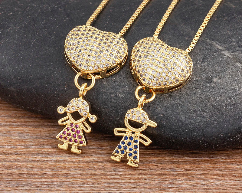 COLAR AMOR DE MÃE BNHADO A OURO 18K