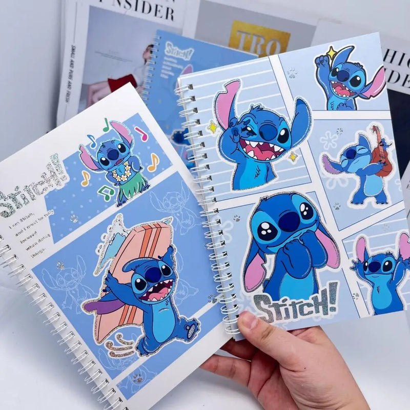 🌌 Caderno Espiritual Lilo & Stitch — Mais que Papelaria, um Refúgio da Alma