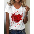 Camiseta feminina com estampa de coração ❤️ O Presente Perfeito Para Quem Você Ama - Uma Mensagem Para a Alma.