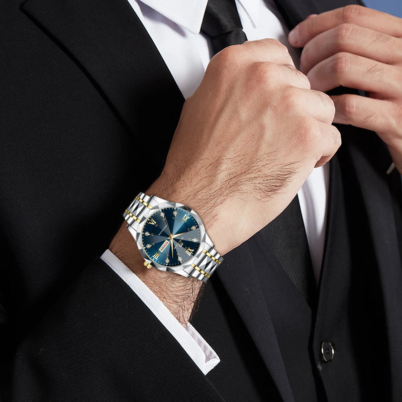 Relógio Masculino Water Diamond Luxury Night Glow