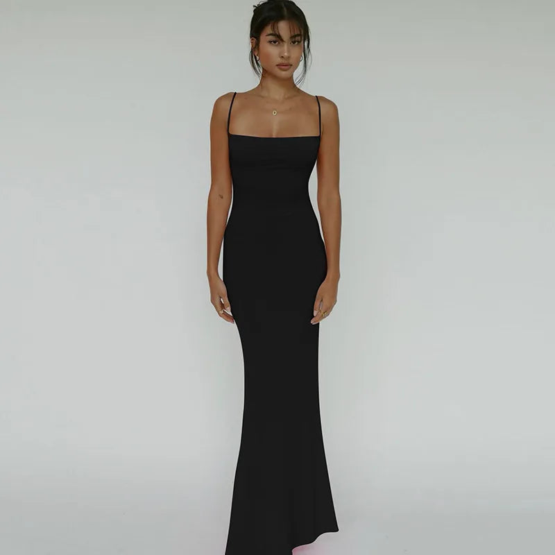 Vestido CAKULO 2025 – Maxi Bodycon Y2K