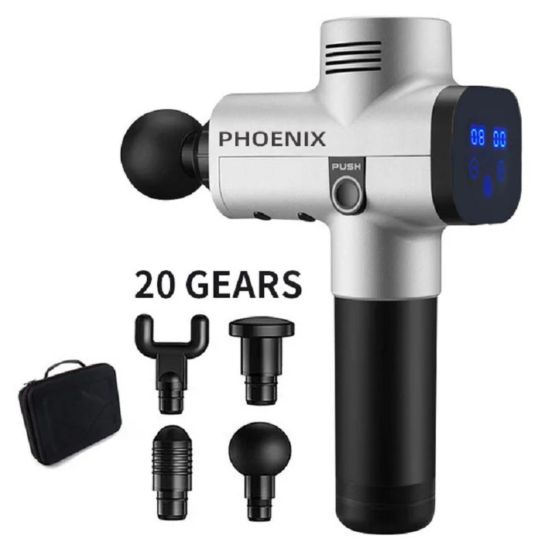 Pistola de Massagem Profissional Phoenix A2 🔥 Muito Mais Que Um Massageador. É o Despertar e Aliviador do Seu Corpo e da Sua Alma.