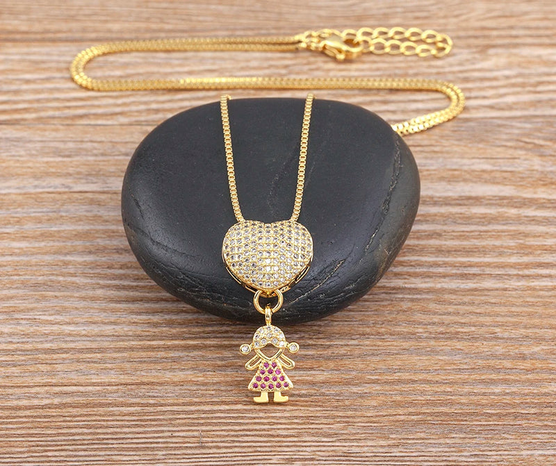 COLAR AMOR DE MÃE BNHADO A OURO 18K