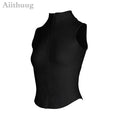 Aiithuug Colete Esportivo com Zíper e Gola Alta – Para Mulheres que Querem Muito Mais do que um Corpo em Forma