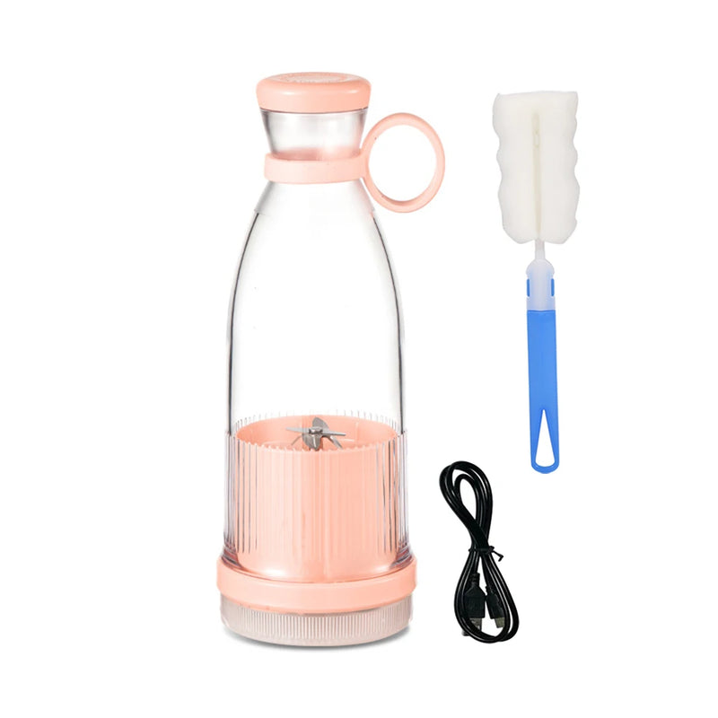 🍓 Mini Liquidificador Elétrico Portátil Recarregável com USB – Transforme sua rotina com um ritual de saúde e leveza.
