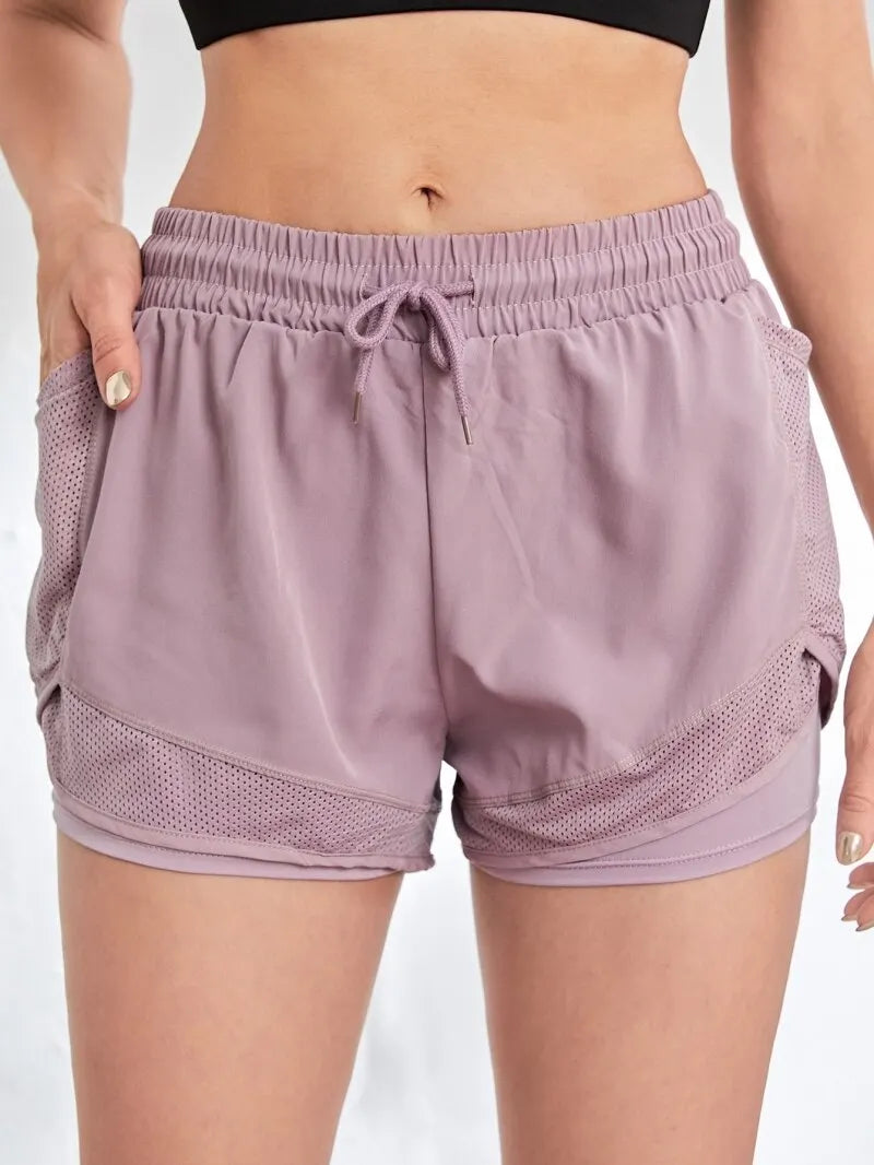 🌟 Shorts Esportivos Elásticos Femininos Com Bolsos — Liberdade em Forma de Movimento.