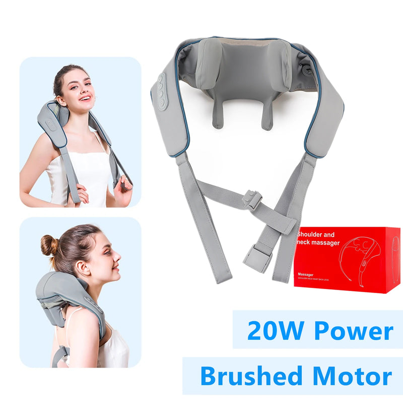 🌿 Foreverlily 26W Massageador de Pescoço e Ombros - Alívio que Toca a Alma
