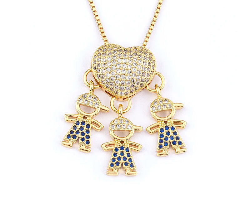 COLAR AMOR DE MÃE BNHADO A OURO 18K