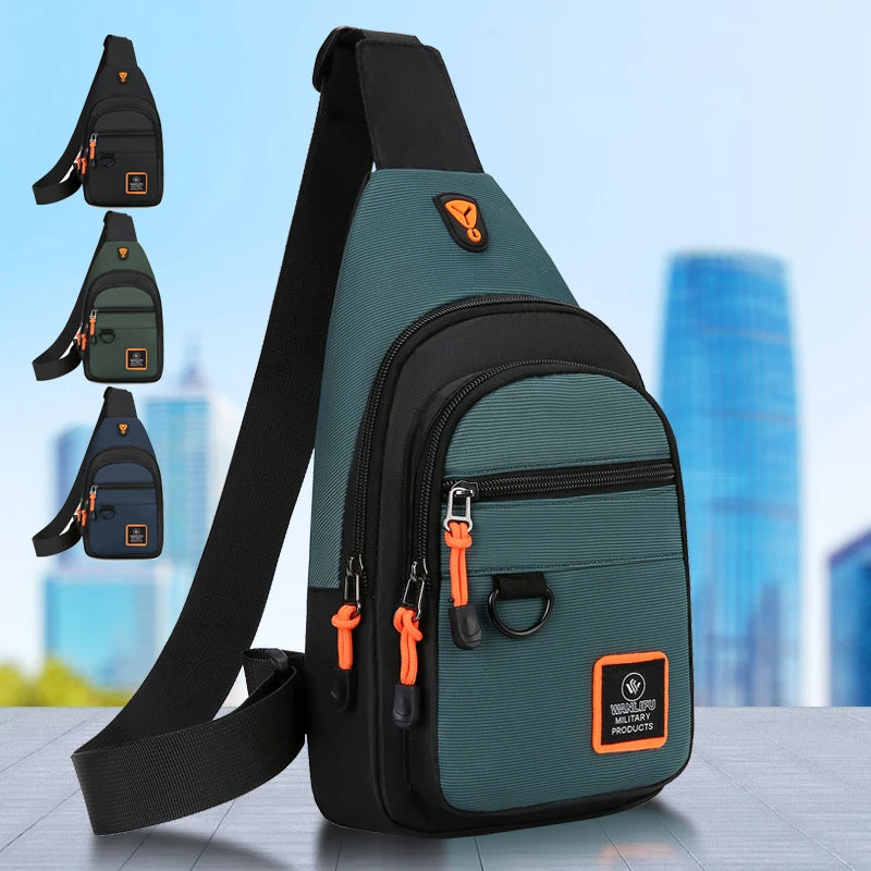 Bolsa de Ombro Masculina Esportiva à Prova d’Água – A Escolha Inteligente para Homens Ativos e Preparados!