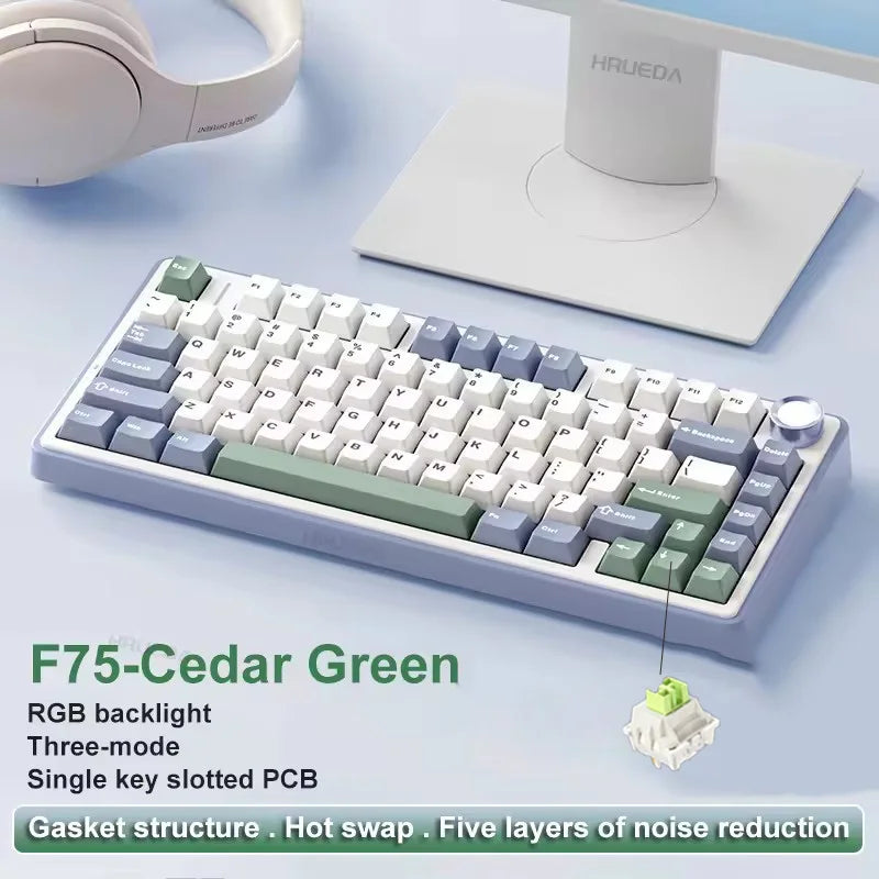 Teclado Mecânico Gamer AULA F75 – A Arma Suprema Para Quem Leva os Jogos a Sério