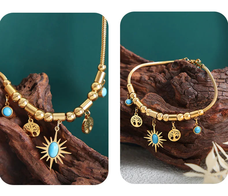 ✨ Conjunto Dourado Luxo para Noivas – A Joia Que Celebra a Alma do Amor