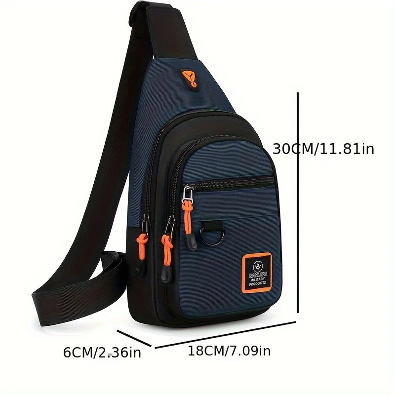 Bolsa de Ombro Masculina Esportiva à Prova d’Água – A Escolha Inteligente para Homens Ativos e Preparados!