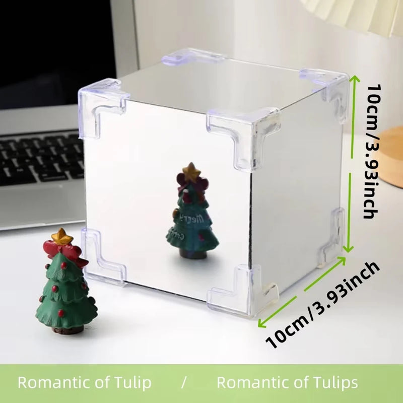 Luz Noturna em Cubo de Tulipa – Kit DIY Completo - Beleza que Encanta os Olhos e Toca o Coração