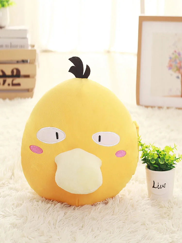 🌟 Almofada de Brinquedo Pokémon Kawaii com Aquecedor de Mãos – Mais que um Presente, um Refúgio para a Alma Caçadora 🌟
