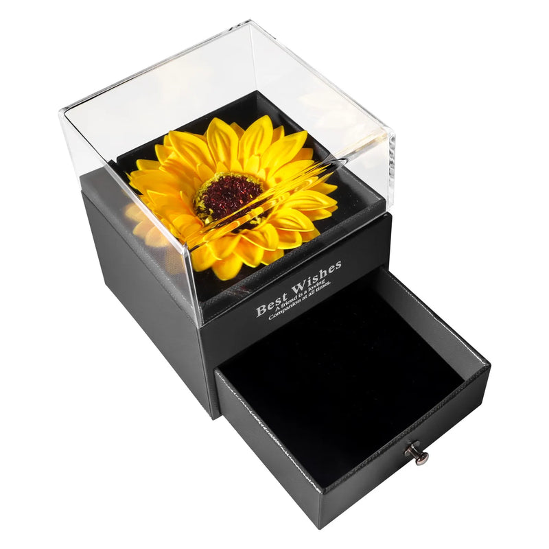🌻 Caixa de Presente de Girassol — Um Presente Que Ilumina a Alma