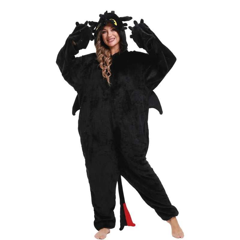 Pijama Kigurumi Onesie de Dragão (Como Treinar o Seu Dragão / Banguela)
