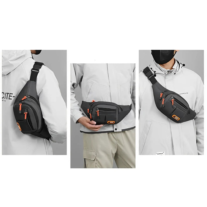 Bolsa de Cintura Oxford Impermeável Unissex – A Escolha Inteligente Para Quem Precisa de Praticidade, Segurança e Estilo em Qualquer Situação!