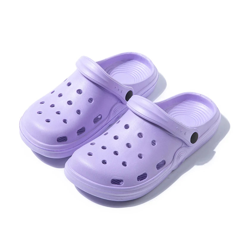 Tamancos femininos de verão, sandálias de sola grossa, chinelos de casa, sapatos de jardim