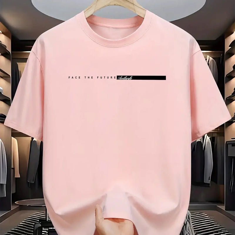 Camiseta masculina de verão 100% algodão - 🏙️ Estilo High Street Unissex: Para Quem Não Se Encaixa, Se Destaca