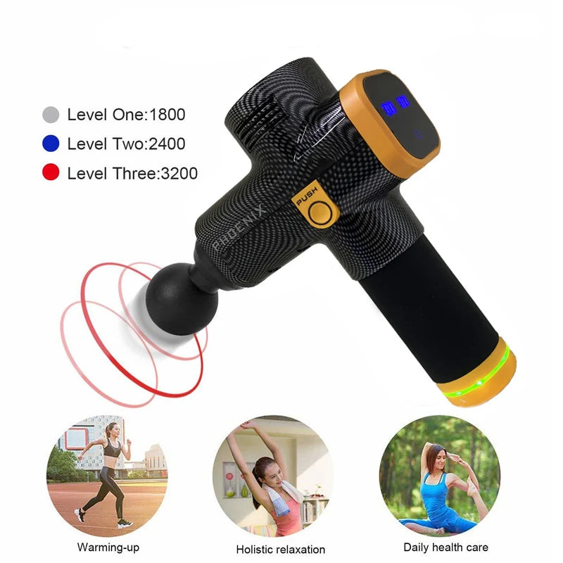 Pistola de Massagem Profissional Phoenix A2 🔥 Muito Mais Que Um Massageador. É o Despertar e Aliviador do Seu Corpo e da Sua Alma.
