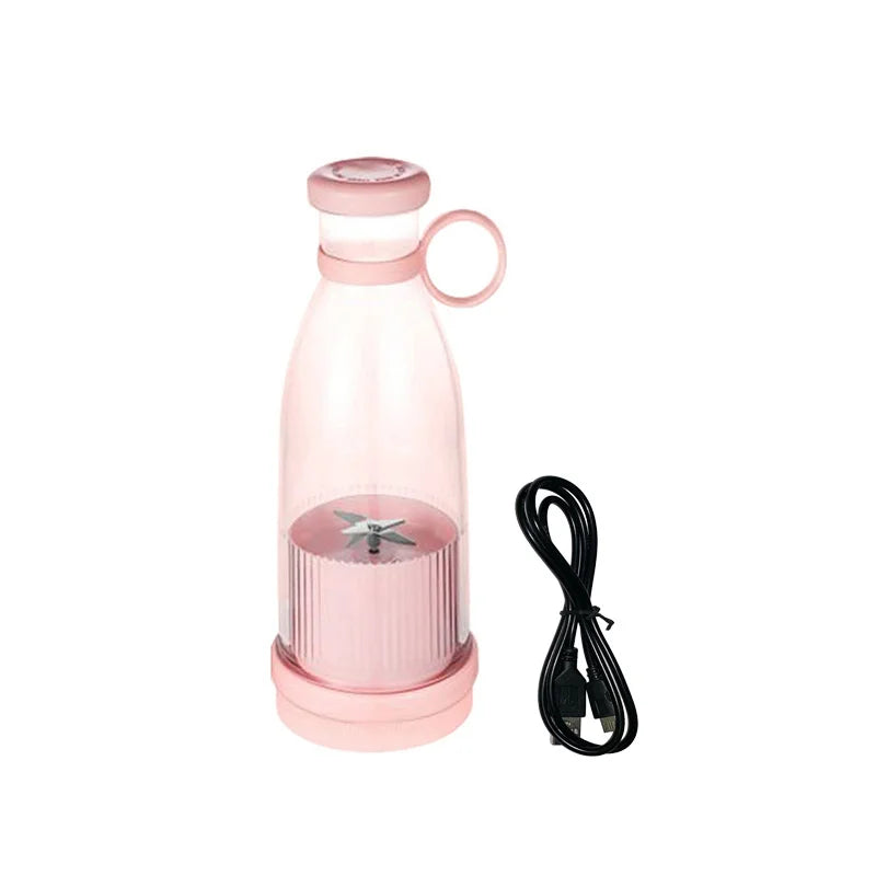 🍓 Mini Liquidificador Elétrico Portátil Recarregável com USB – Transforme sua rotina com um ritual de saúde e leveza.
