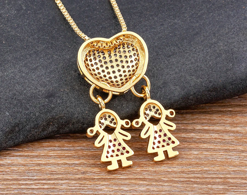 COLAR AMOR DE MÃE BNHADO A OURO 18K