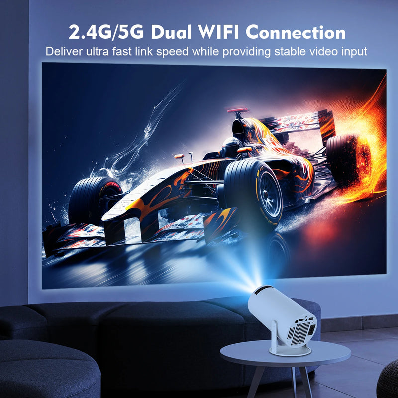 Projetor Magcubic HY300 Pro 4K Android 11 Dual Wifi6 260ANSI Allwinner H713 BT5.0 1080P 1280*720P Home Cinema Projetor para ambientes externos